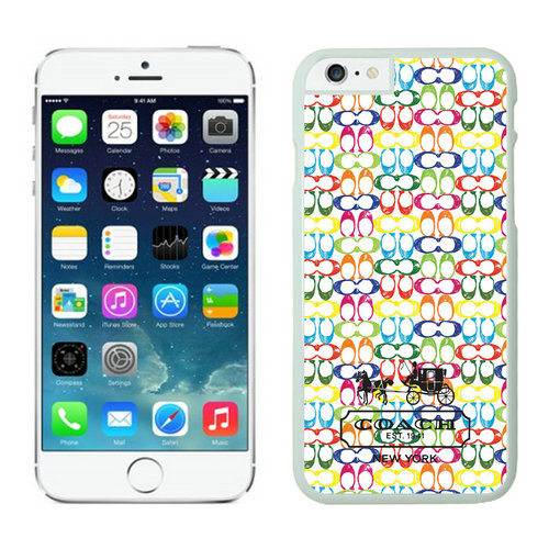 Coach In Confetti Signature Multicolor iPhone 6 Cases FBC | Women